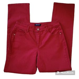 Bandolino Caroline Slim Straight Leg Stretch Jeans